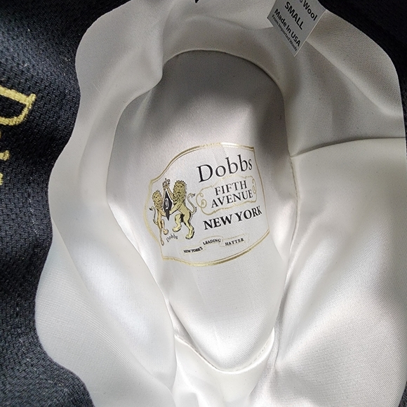 Dobbs Fifth Ave New York ANTIGUA Wool Men's Fedora Hat Burgundy Size: Small - Picture 5 of 14